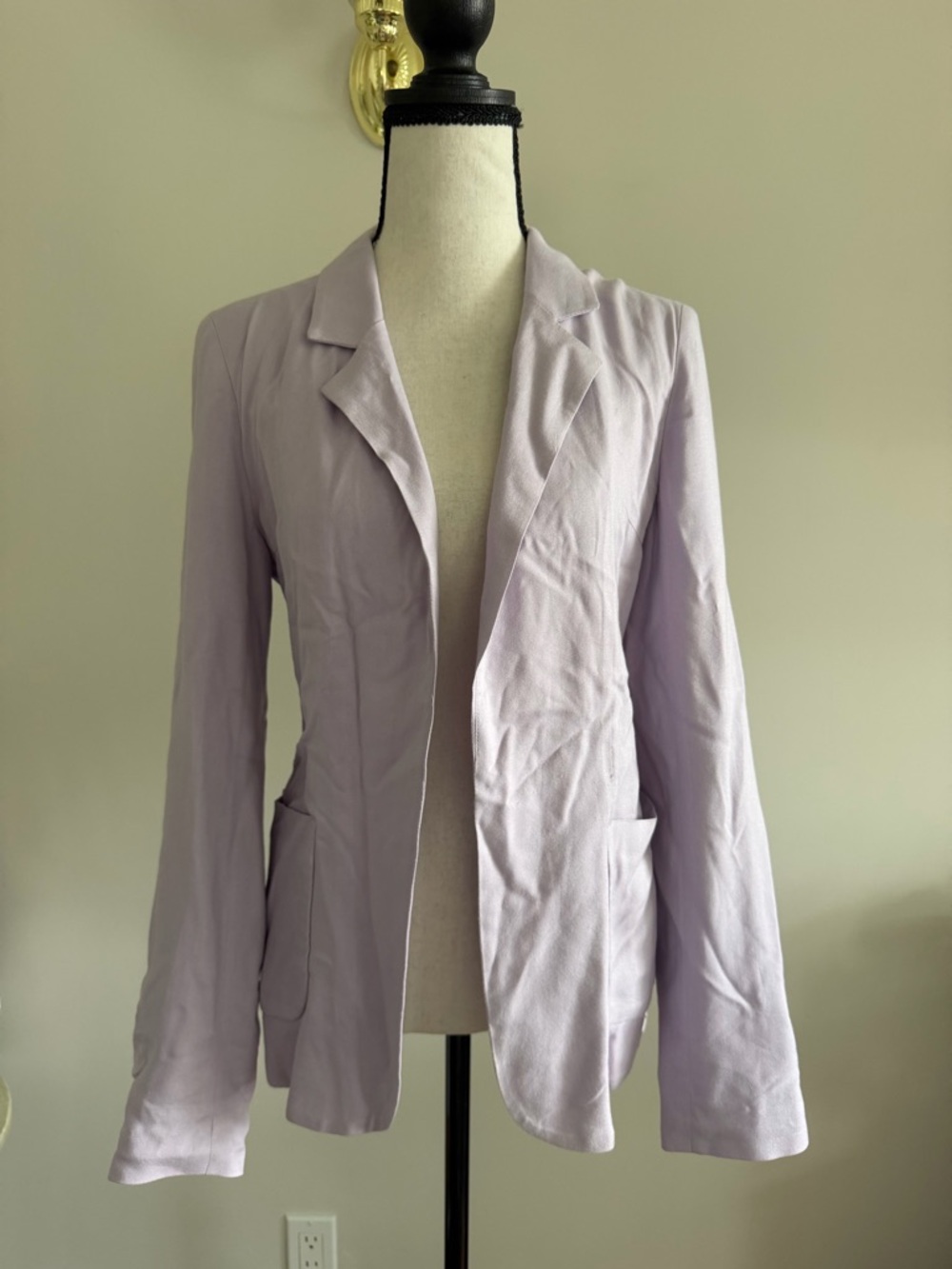 Talula Lavender Open-Front Blazer